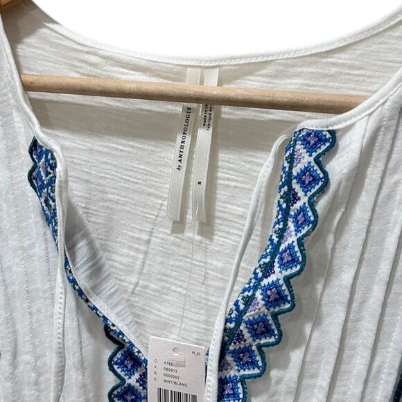 NWT Anthropologie Sigrid Embroidered Tank - Picture 8 of 8